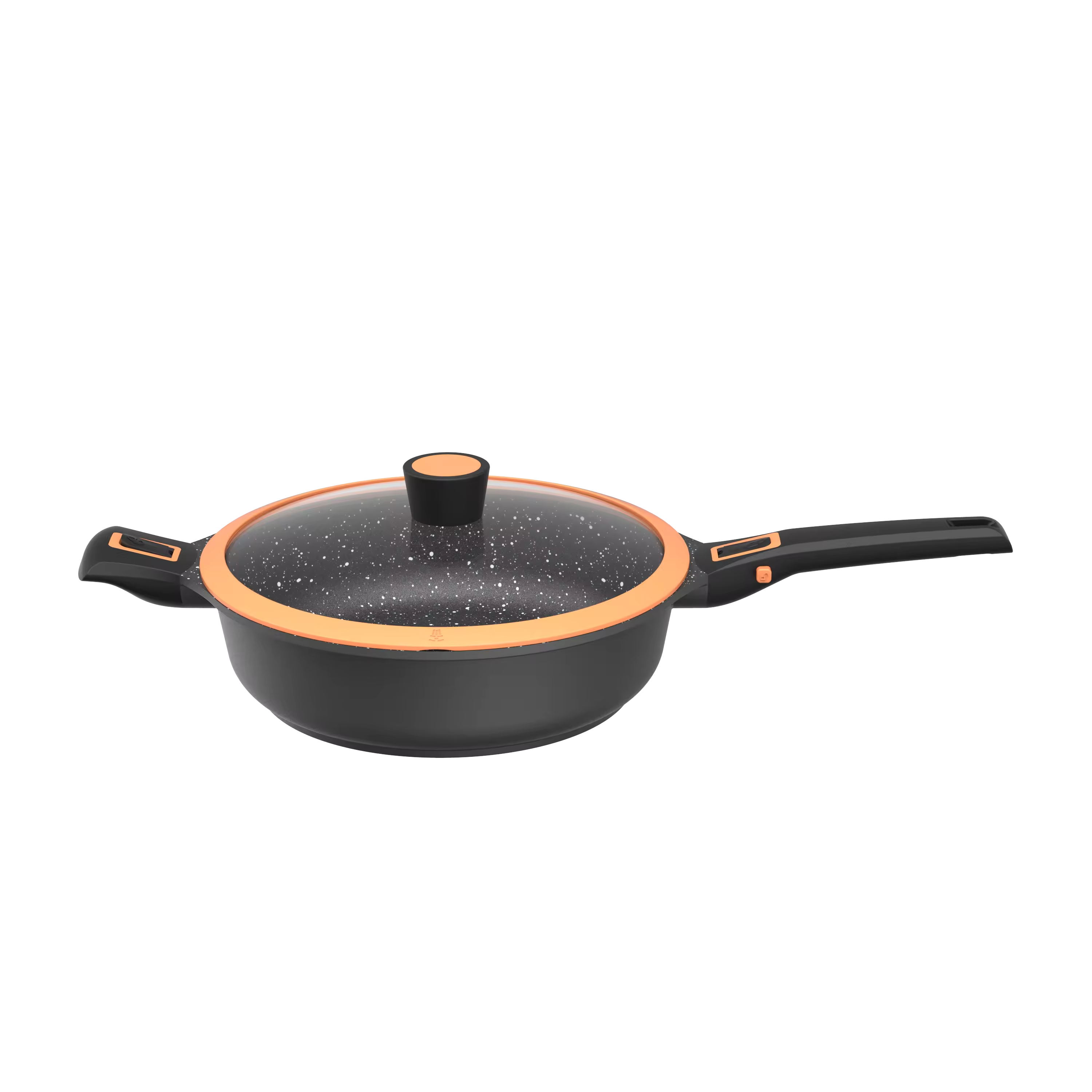 লিরপ্যান অ্যালুমিনিয়াম সোবাদোরা ডি পোটা লোফ কাস্ট অ্যালুমিনিয়াম ডিপ কেক ফ্রাই আইসক্রিম এস্ট মেশিন ঢাকনা সহ ডবল প্যান