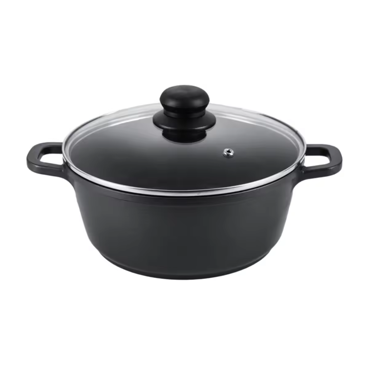 টেকসই কাস্টম লোগো নন-স্টিক সিরামিক আবরণ অ্যালুমিনিয়াম ক্যাসেরোল প্যান ঢাকনা সহ সকপট