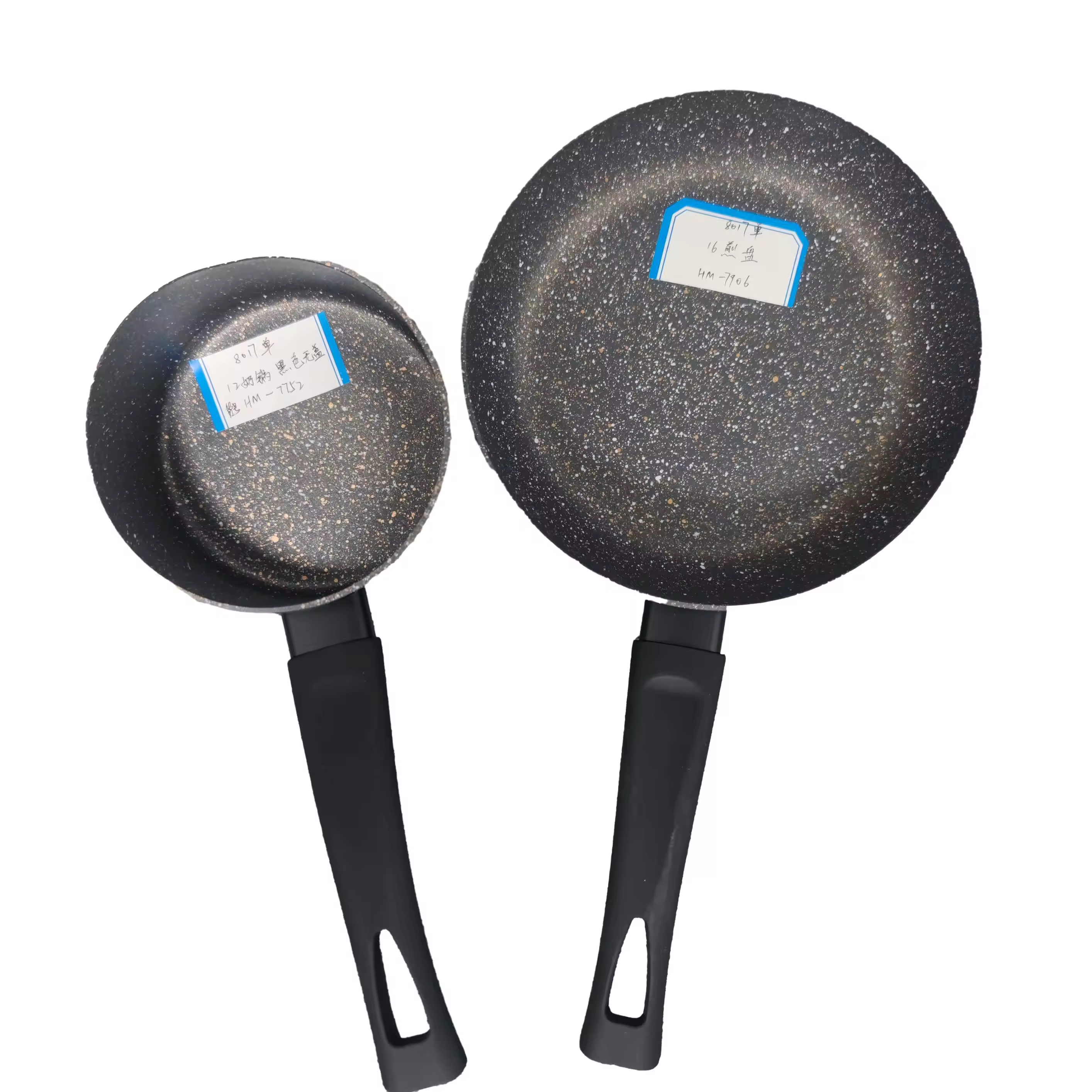 কাস্টমাইজড লোগো নন-স্টিক অ্যালুমিনিয়াম গ্রানাইট ফ্রাই প্যান স্যুপ পট সেট